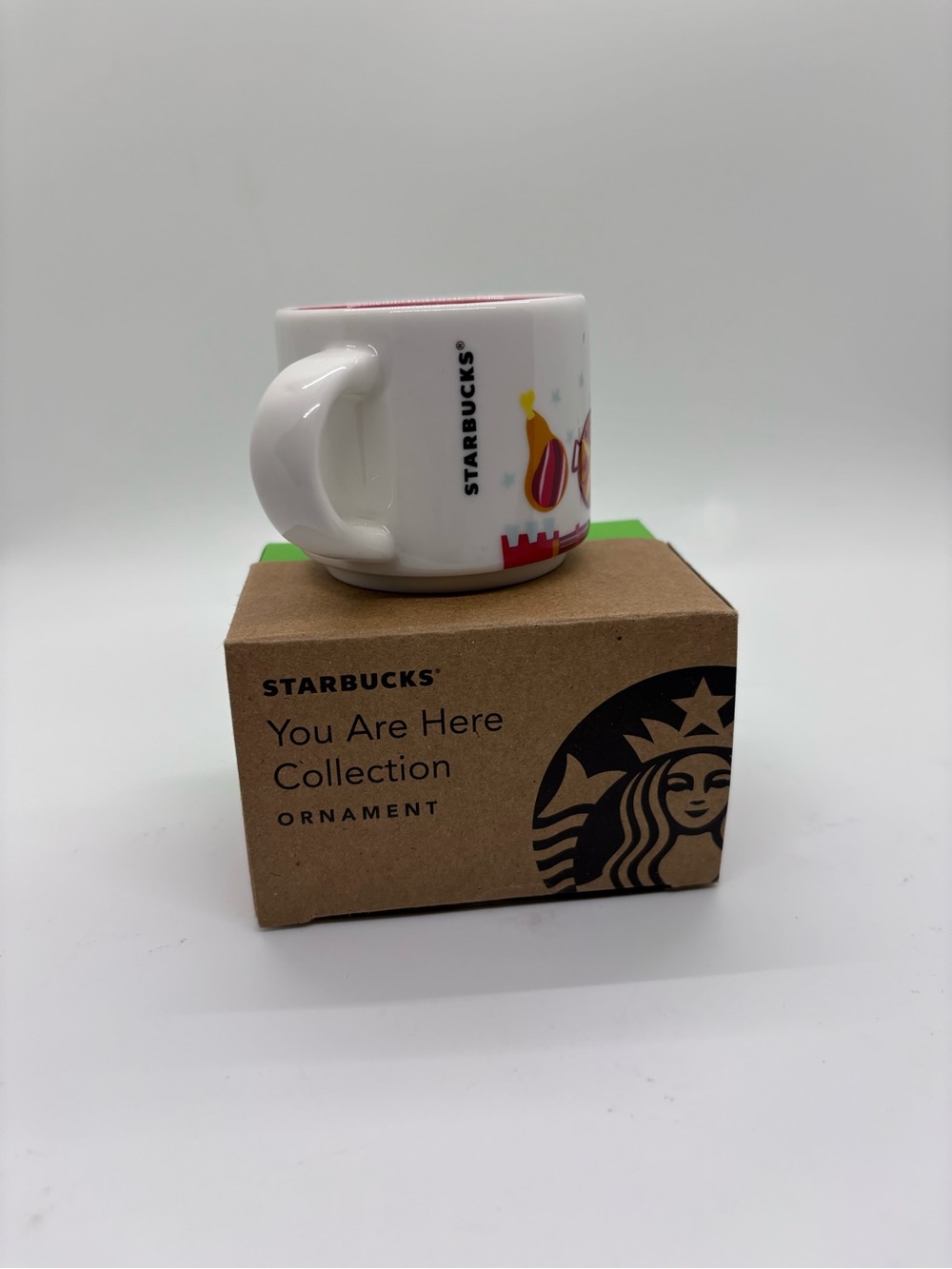 STARBUCKS 2023 SPAIN 2 FL OZ YAH COLLECTION CERAMIC CUP MULTI-COLOR - Picture 2 of 6